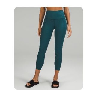 Lululemon align ribbed 25” leggings - jasper green